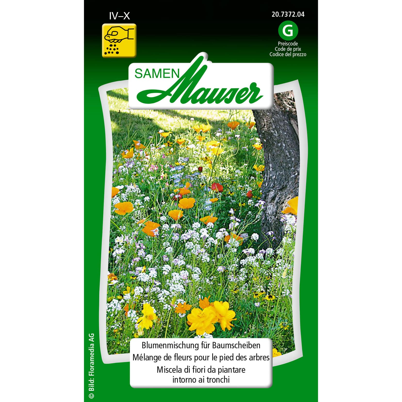 Blumen-Misch.für Baumscheiben