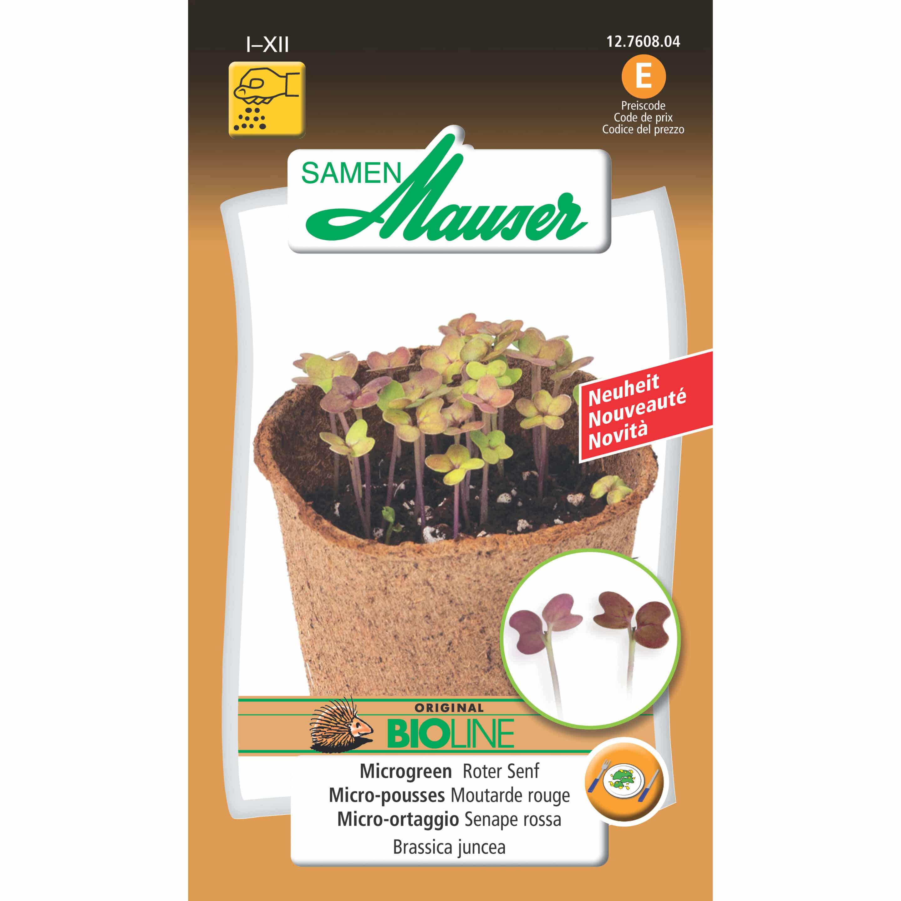 Microgreen Roter Senf BIO